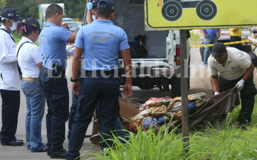 15 imágenes que muestran la muerte y el luto en la capital de Honduras este sábado