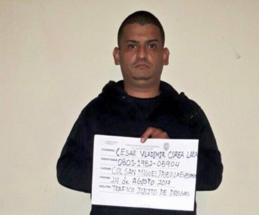 Prisión preventiva contra banda dedicada al narcotráfico en la capital de Honduras