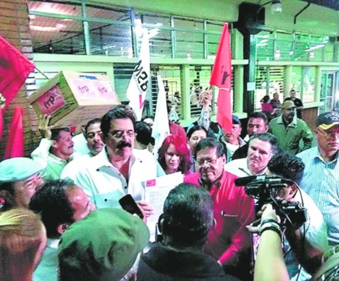 Honduras: Firmas habrían sido manipuladas en la sede de Libre