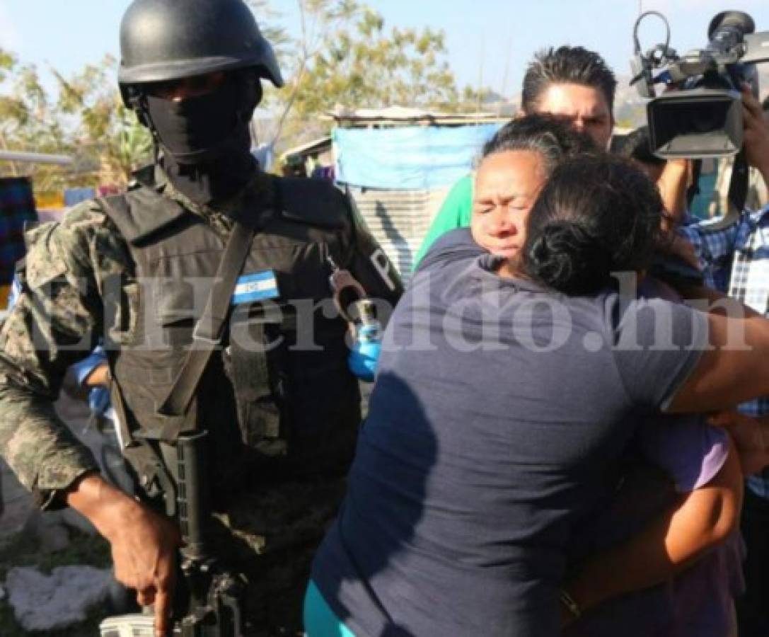 La señora fue capturada durante los operativos (Foto: Alex Pérez / El Heraldo Honduras/ Noticias de Honduras)