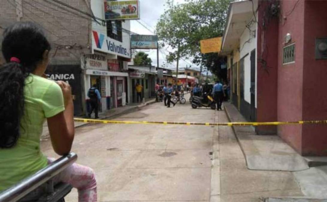 Desgarradoras imágenes dejó el retiro del cadáver de empresario asesinado en Juticalpa