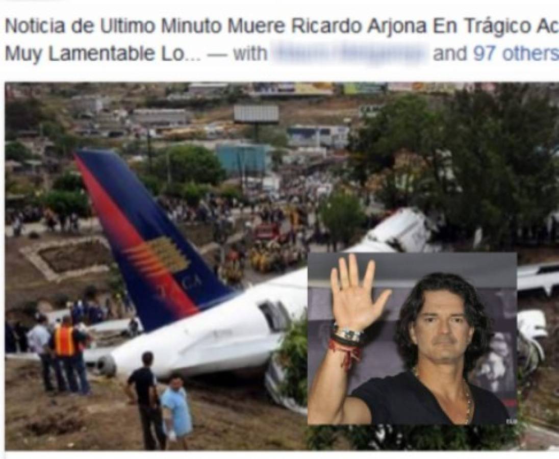 La falsa noticia de Arjona para robar contraseñas en Facebook