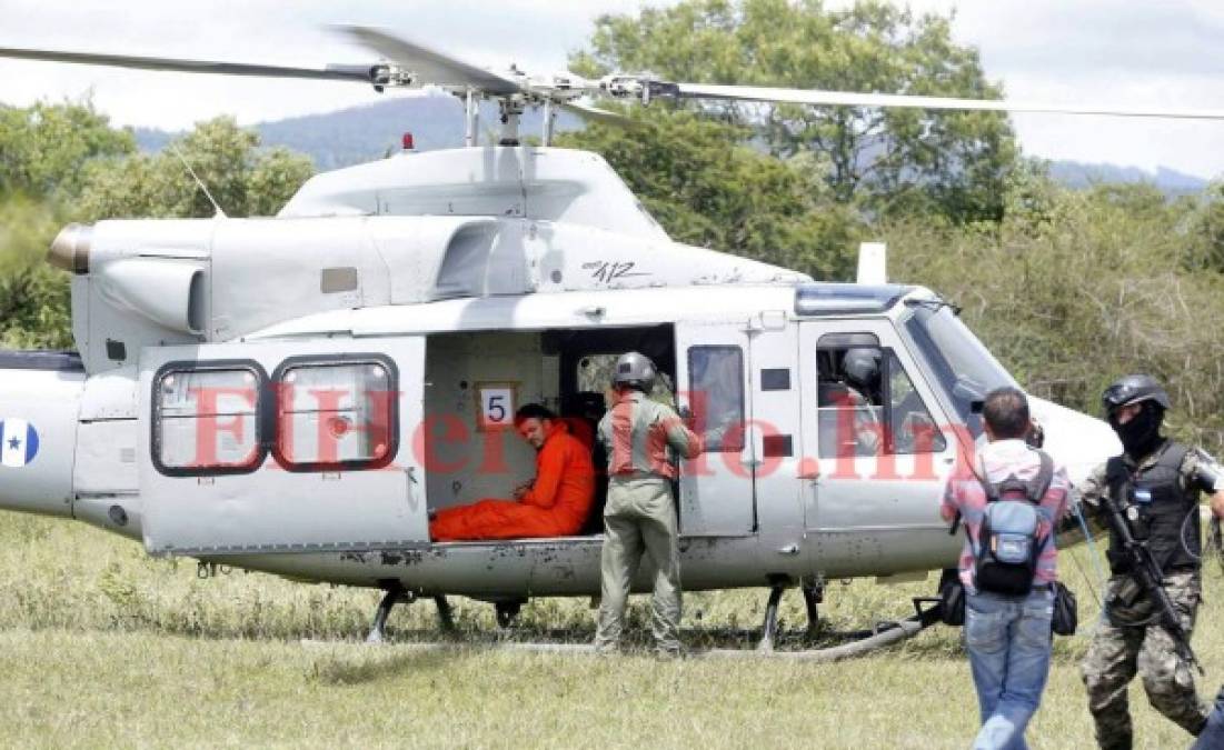 Fotos: Así fue el traslado de peligrosos reos a megacárcel de Santa Bárbara