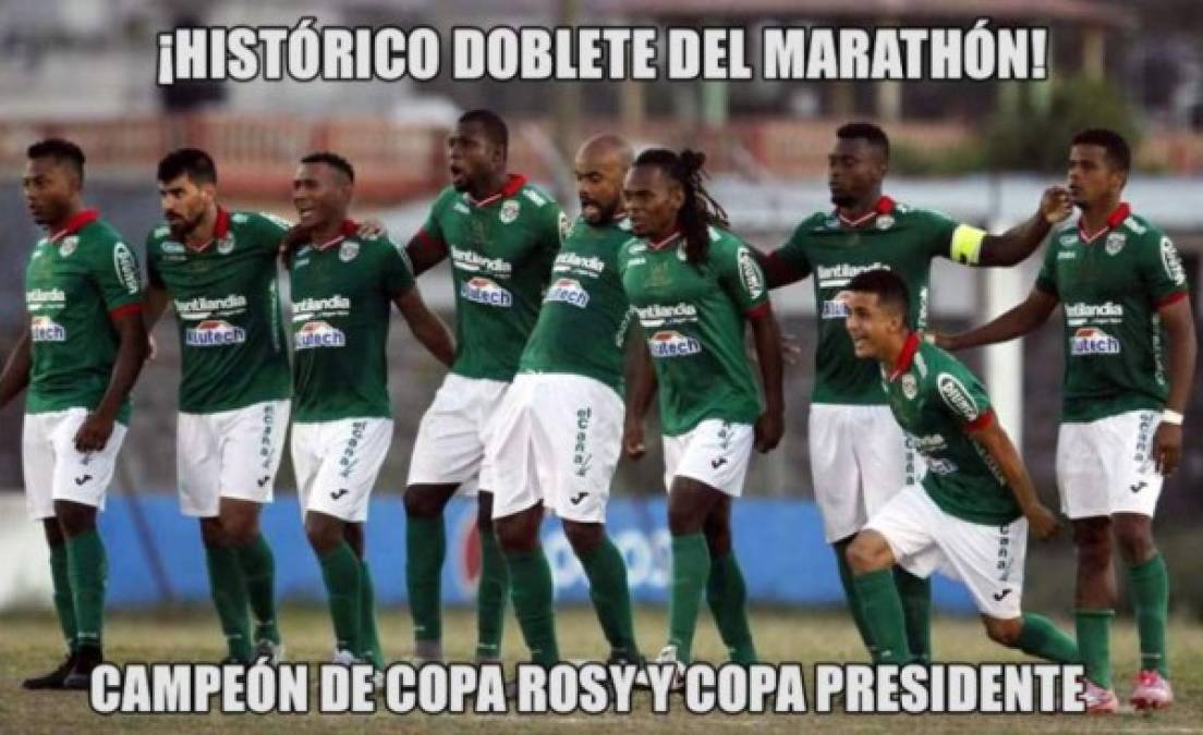 Los memes que dejó la coronación del Marathón en la Copa Presidente
