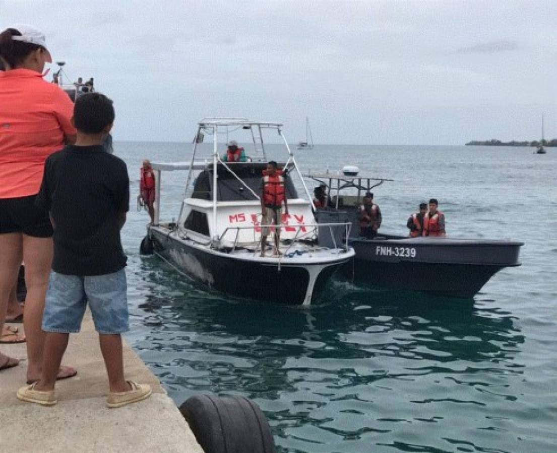 Hallan con vida a dos hondureños y un italiano tripulantes de embarcación desaparecida