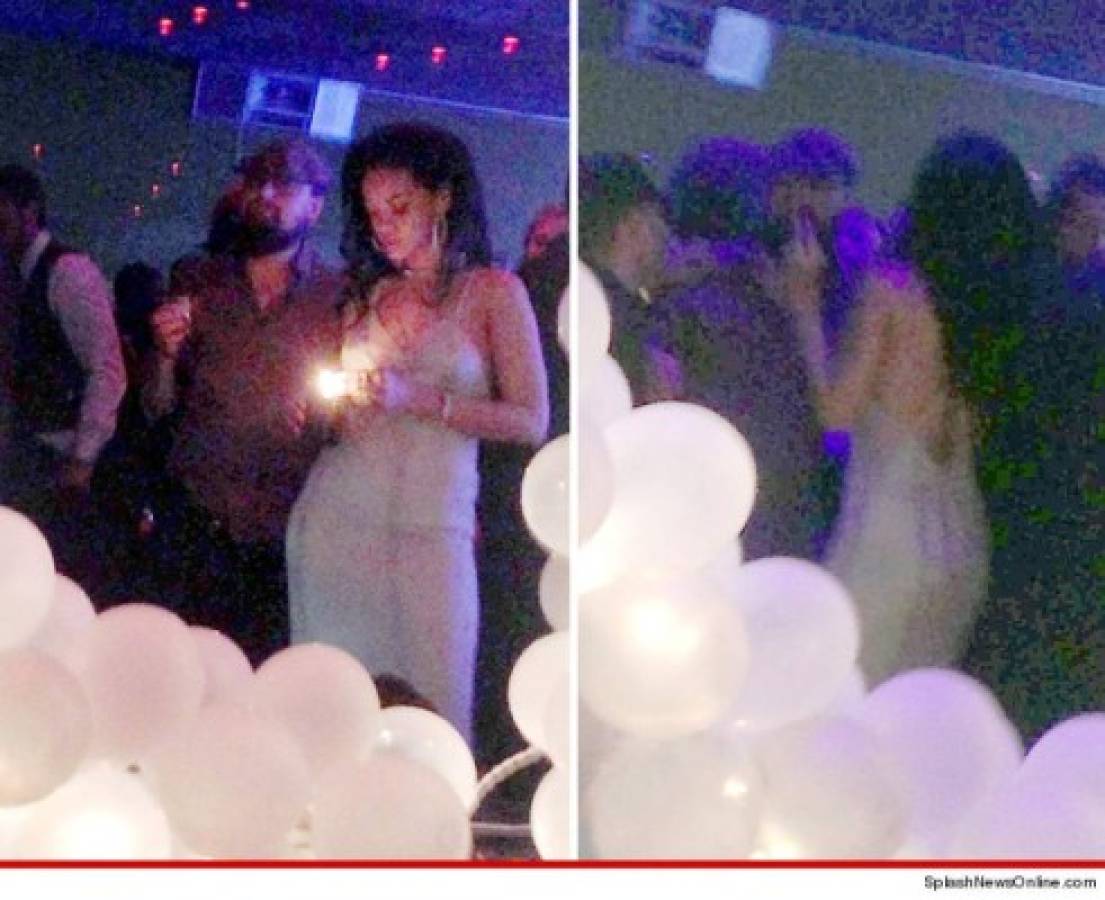 Leonardo y Rihanna de fiesta juntos