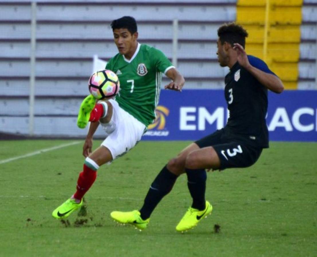 México cae ante EE UU en semifinal de premundial sub-20 de Concacaf