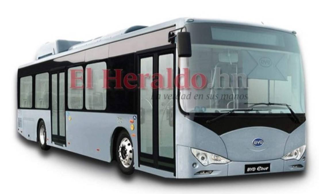 K9, el moderno bus eléctrico que ofrecerá servicio gratis en Tegucigalpa