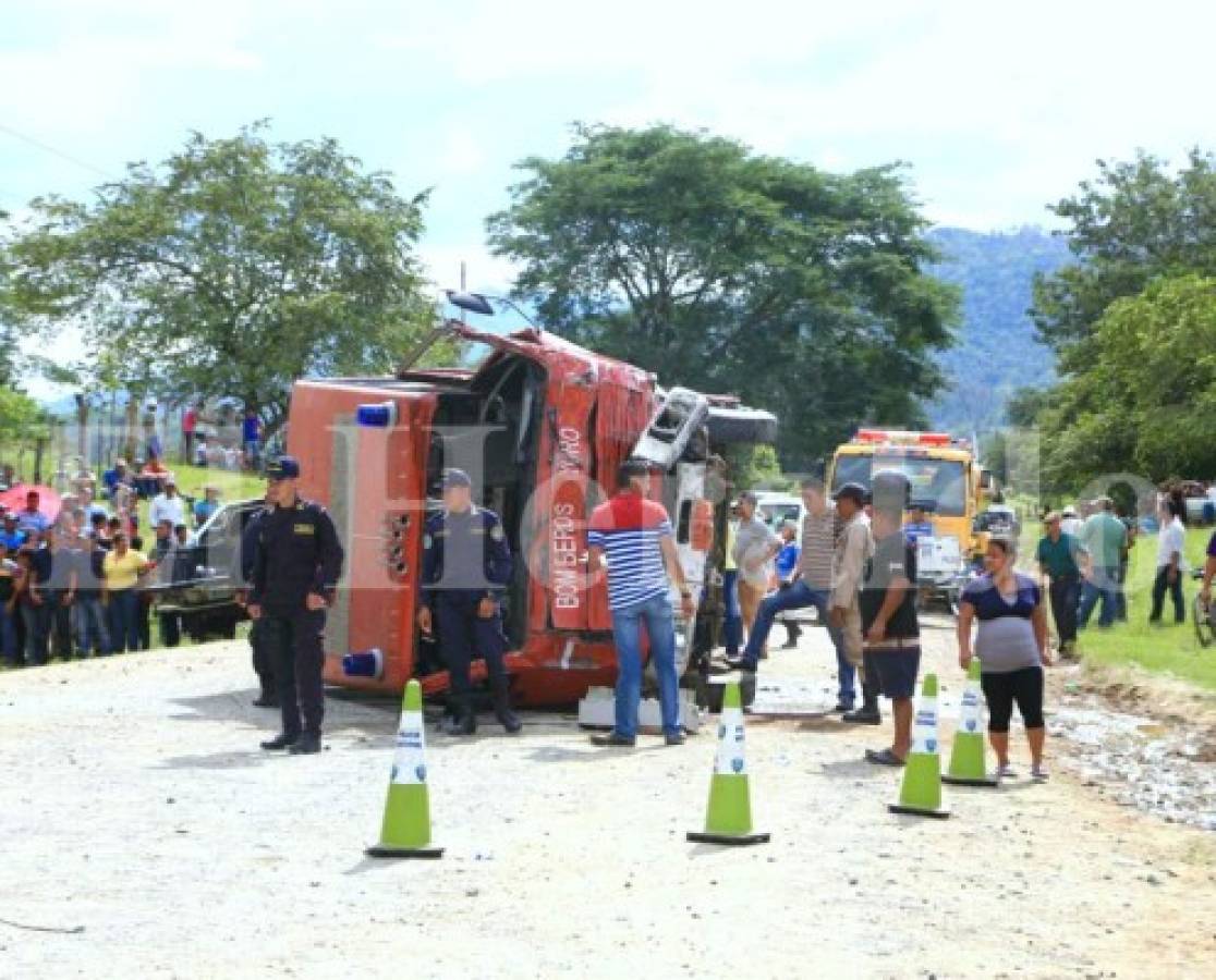 Suman 17 los fallecidos en accidente vial en la zona norte de Honduras