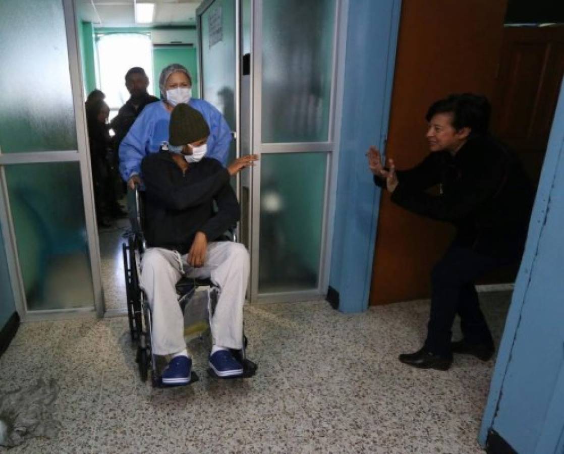 Este miércoles Sosa abandonó el hospital para regresar a su hogar (Foto: Alex Pérez)