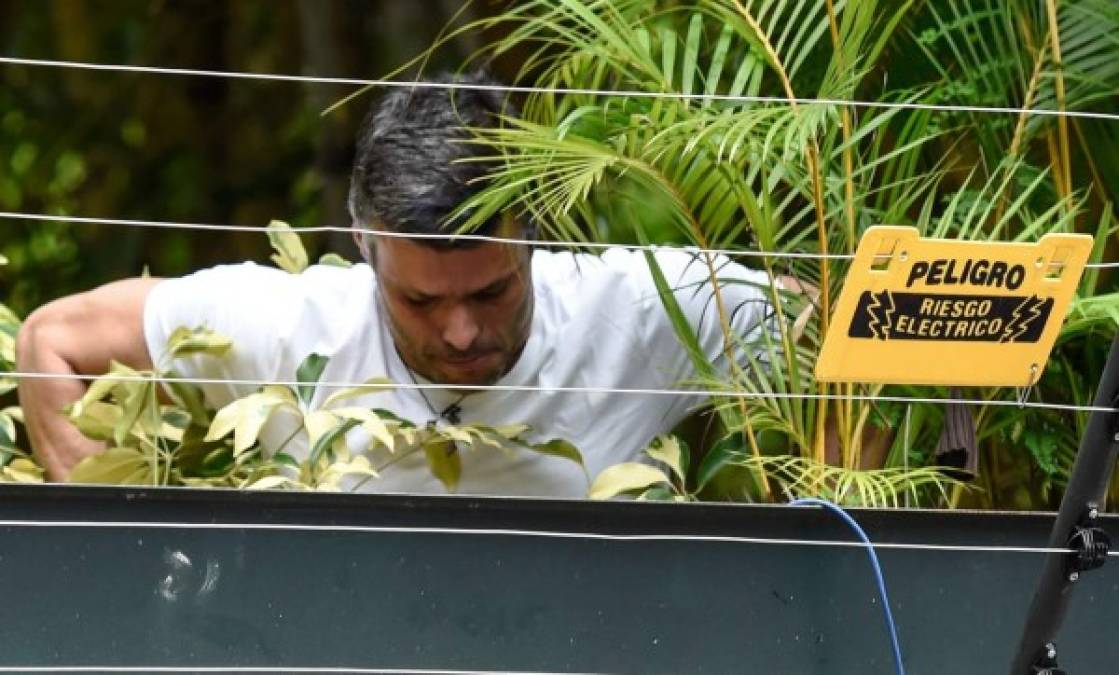 FOTOS: El rostro de Leopoldo López tras salir de la cárcel