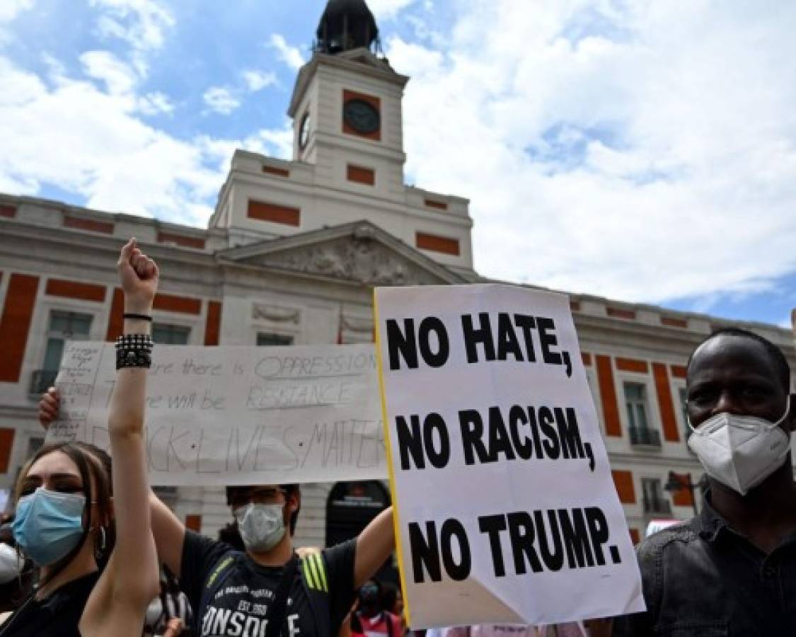 España se une a la ola de manifestaciones contra el racismo