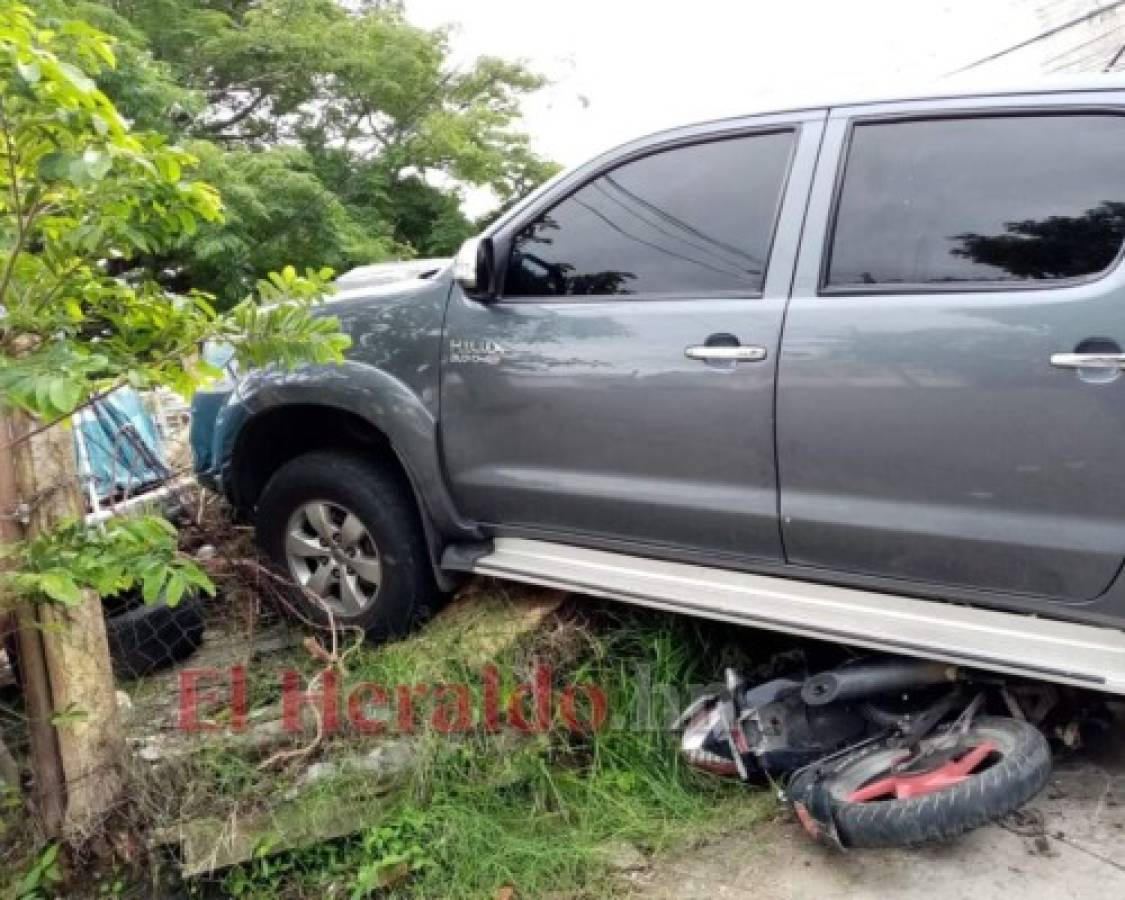 Se desconoce cuál de los conductores habría tenido responsabilidad en el accidente. Estalin Irías/ EL HERALDO