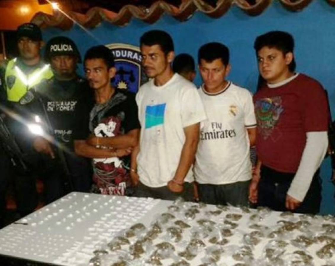 Honduras: Desarticulan banda de narcomenudeo en Las Vegas, Santa Bárbara