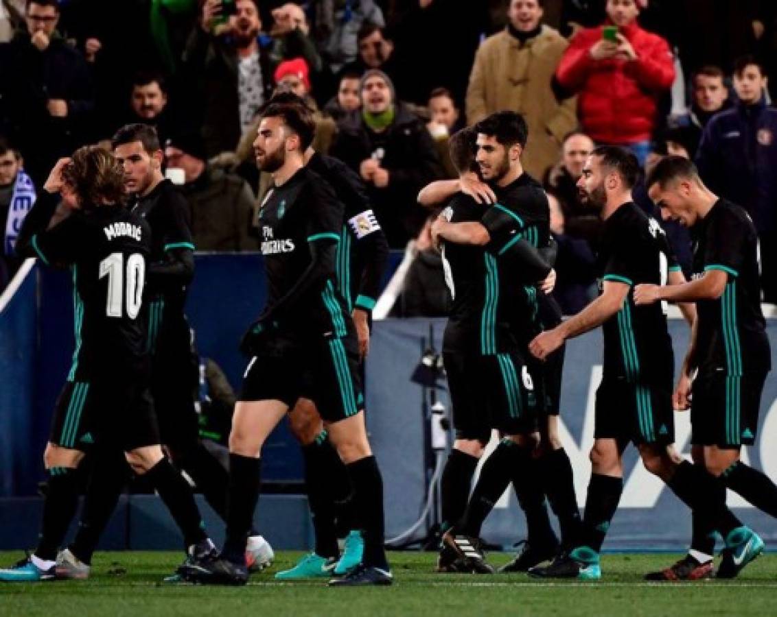 Real Madrid vence 1-0 al Leganés en la Copa del Rey