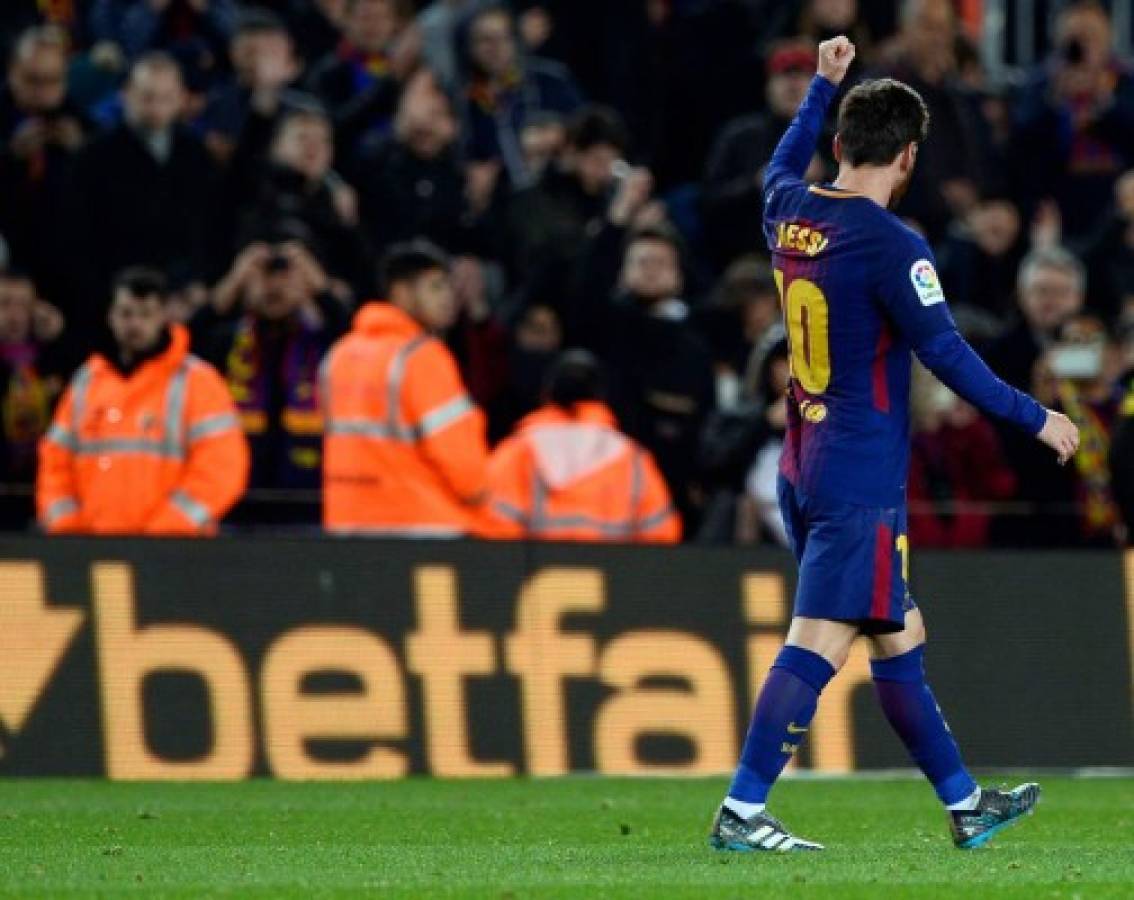 Messi salva de nuevo al Barcelona en sufrida victoria ante Alavés