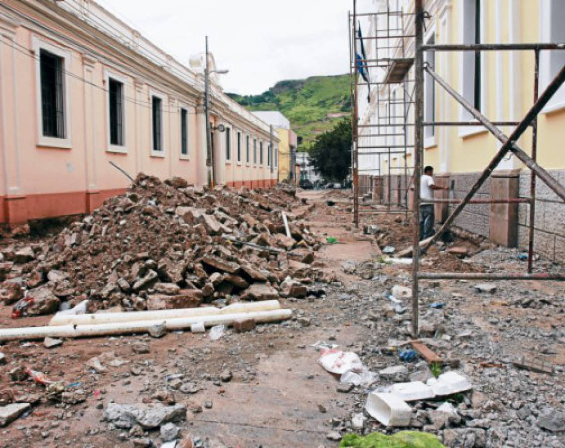La Peatonal de Tegucigalpa estará lista en noviembre