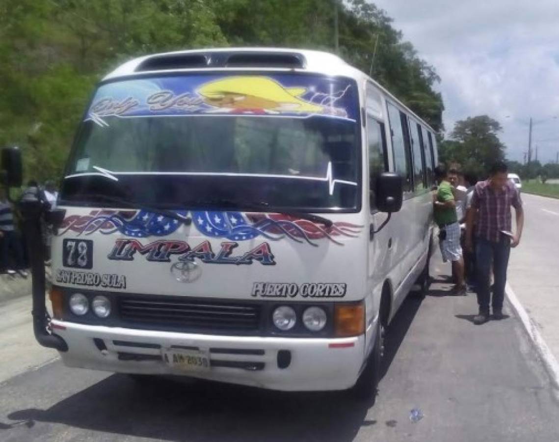 Matan a cobrador de buses en el norte de Honduras