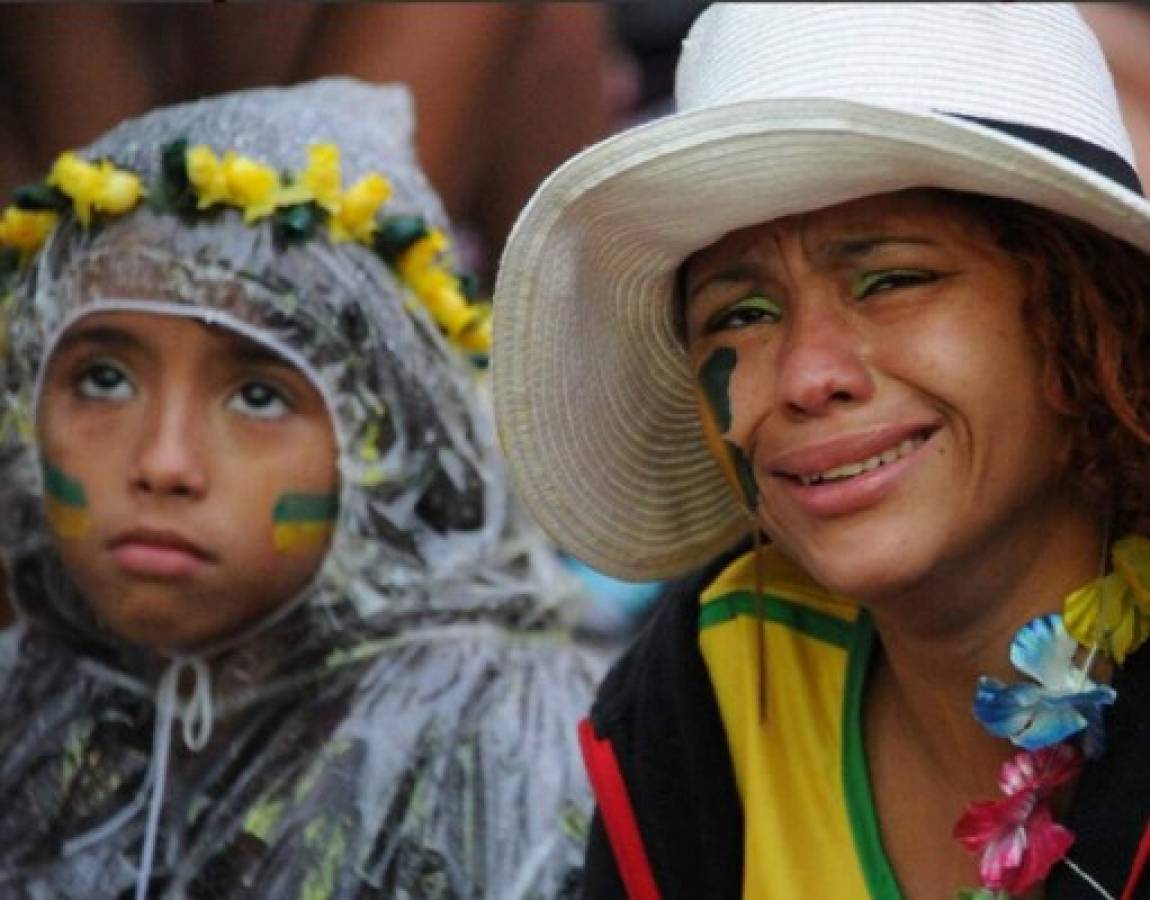 FOTOS: Brasil llora humillante eliminación ante Alemania