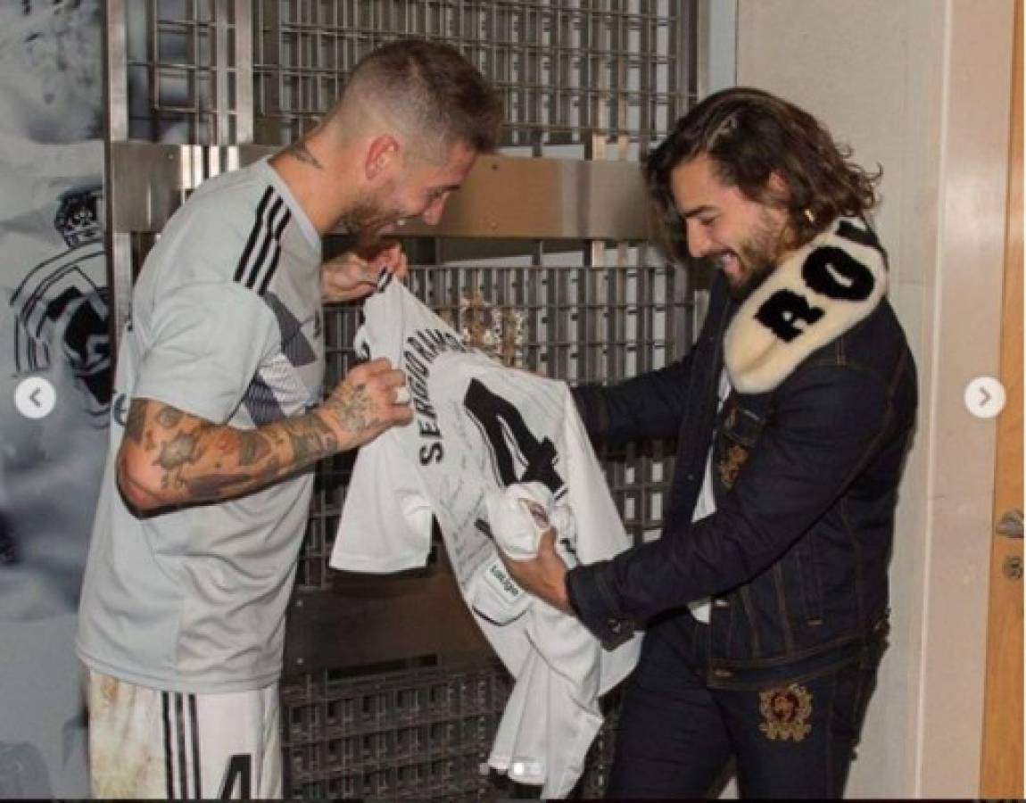 Sergio Ramos hace posible un gran sueño de Maluma