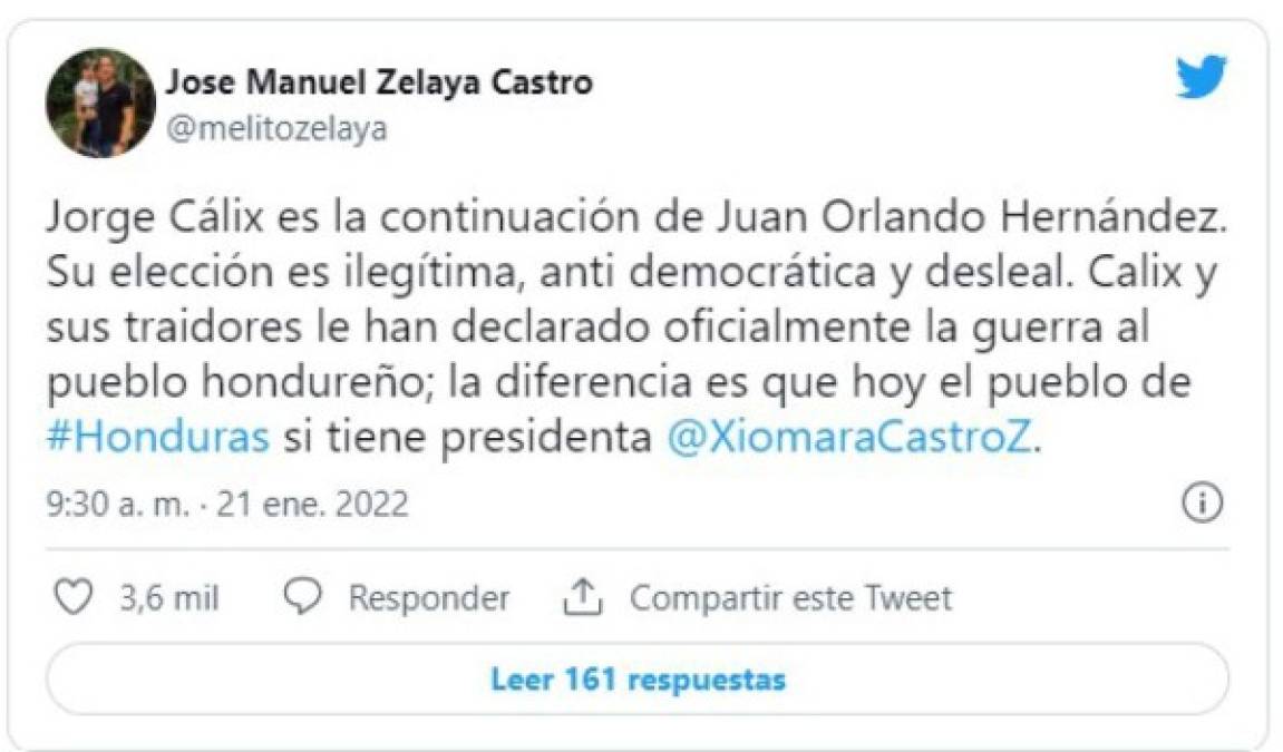 Batalla en Twitter tras juramentación de la directiva temporal del Congreso Nacional