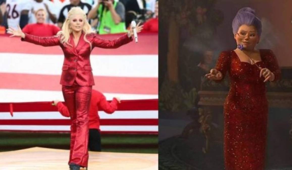 Los memes que generó Lady Gaga por su vestido en los Golden Globes 2019