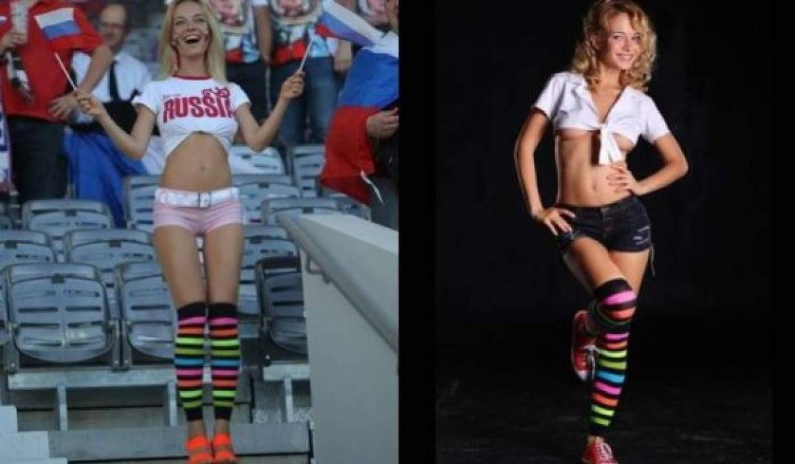 Así es Natalya Nemchinovan, la fanática rusa más sexy del Mundial