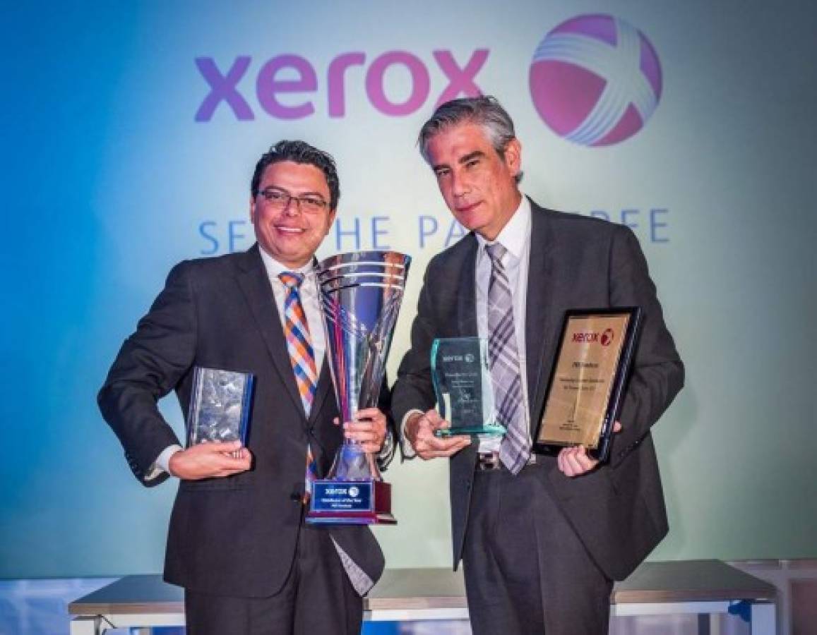 PBS Honduras es galardonado como Distribuidor del Año por Xerox  