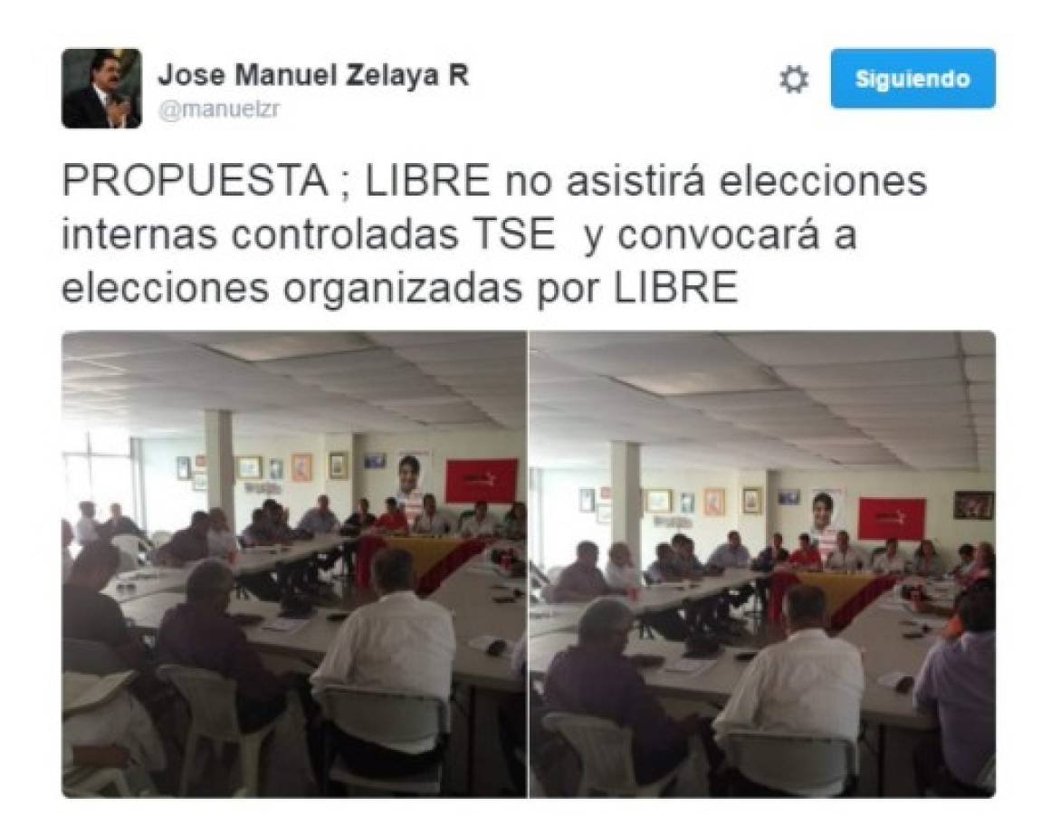 Libre anuncia que no irá a elecciones internas bajo supervisión del TSE