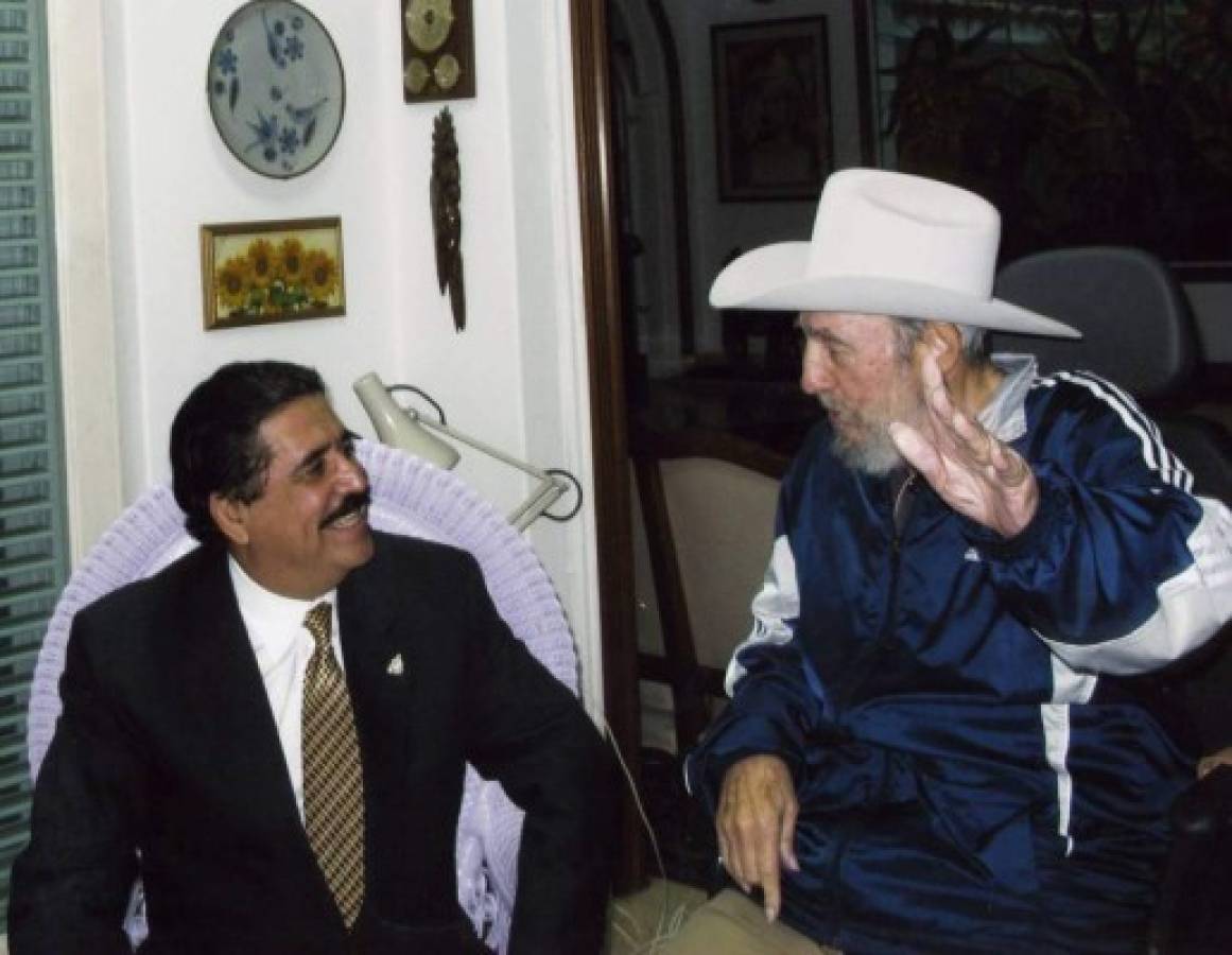 El confuso encuentro entre Fidel Castro y Mel Zelaya