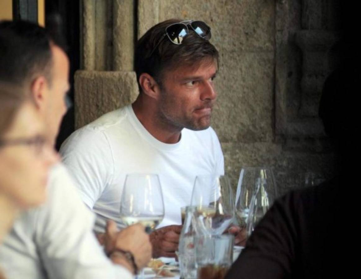 Ricky Martin sigue disfrutando de su nuevo romance en Italia