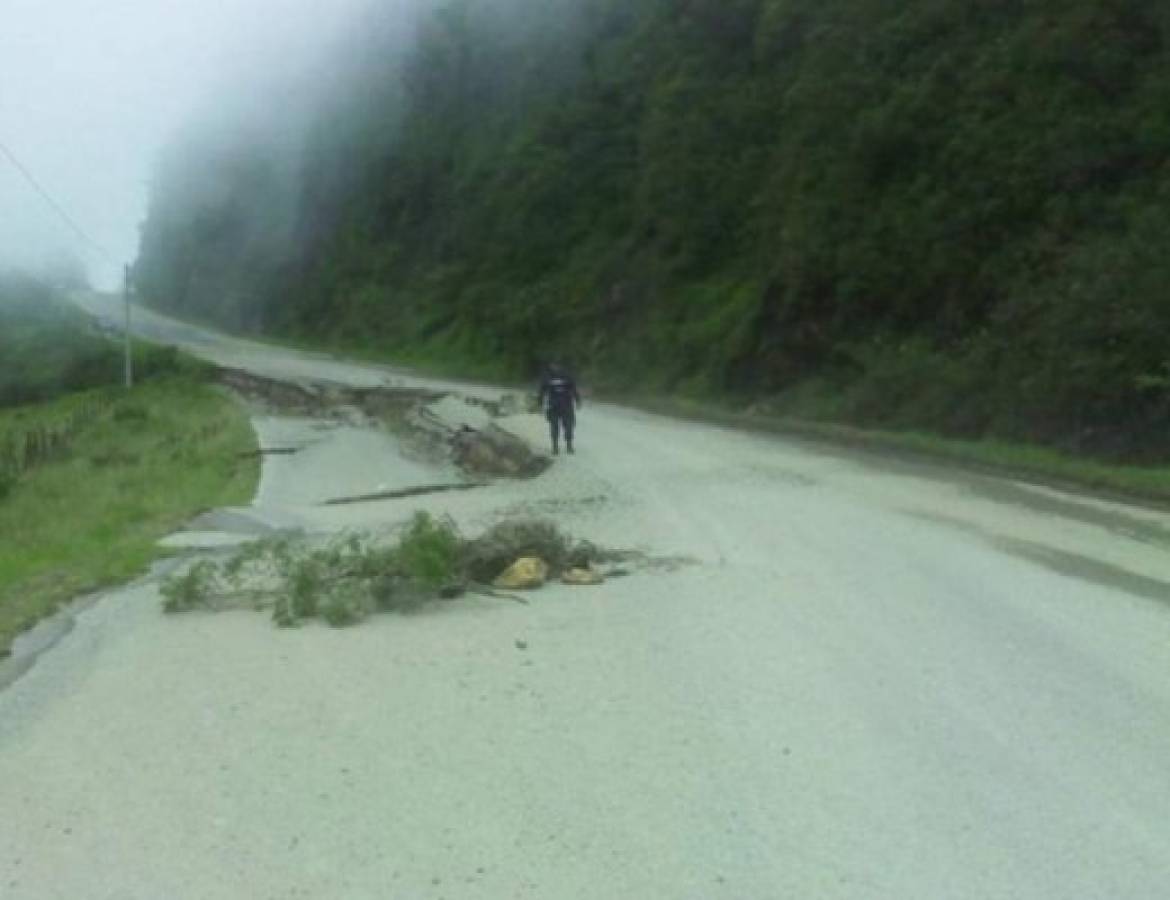 Incomunicadas varias comunidades en occidente por fuertes lluvias