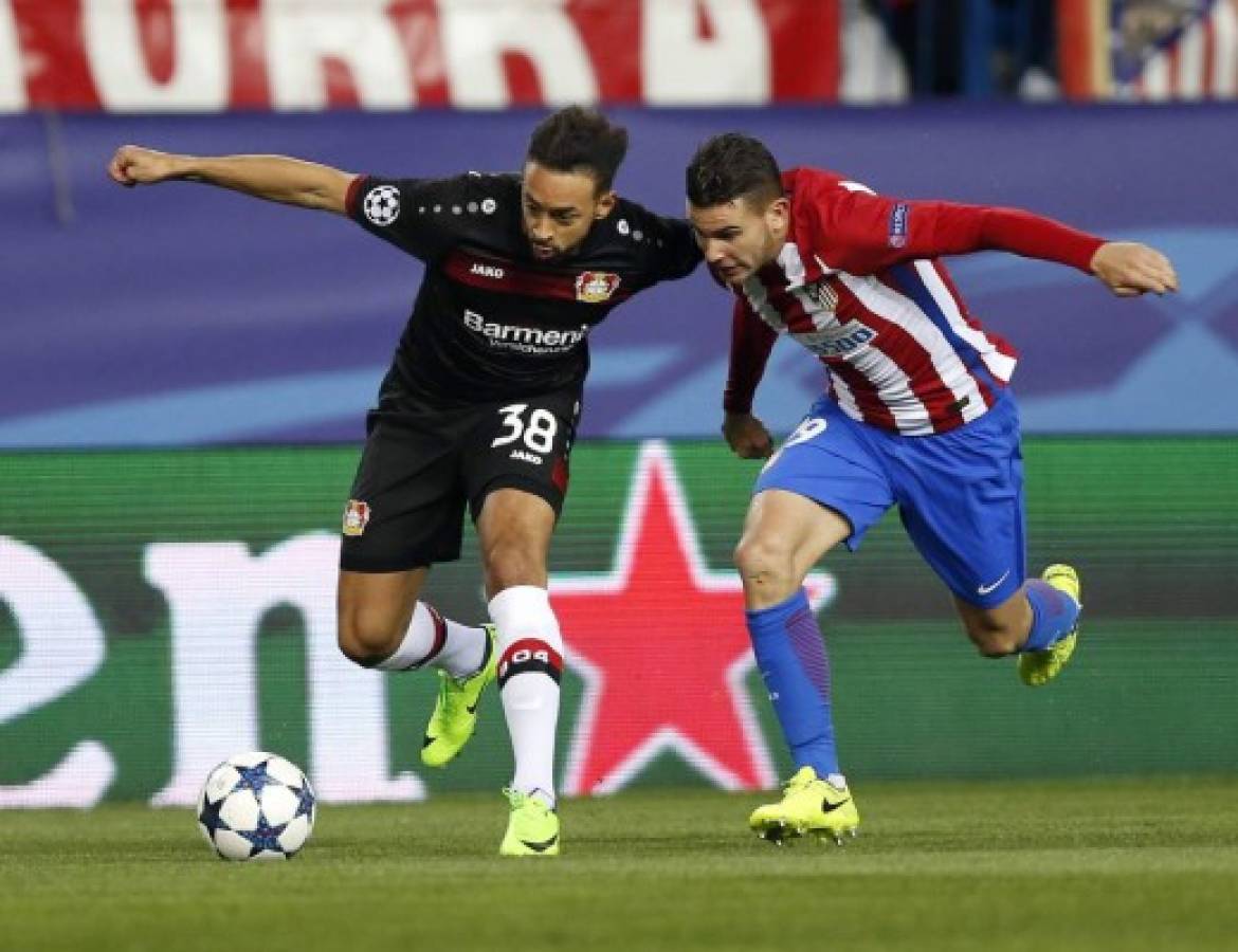 El Atlético de Madrid empató 0-0 ante el Bayer Leverkusen en el juego de octavos de Champions League