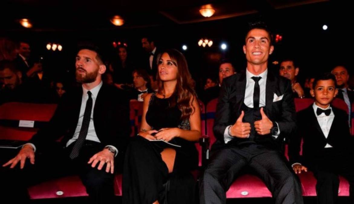 Así se comportaron Messi y Cristiano Ronaldo en los premios 'The Best'