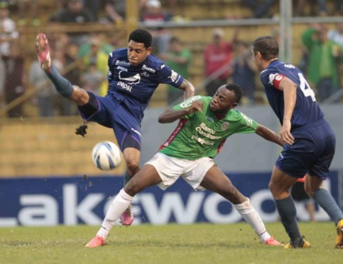 Rubilio Castillo le dio el triunfo a Motagua ante Marathón