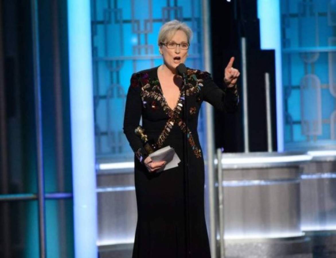 Trump arremete contra Meryl Streep por discurso en los Globos de Oro