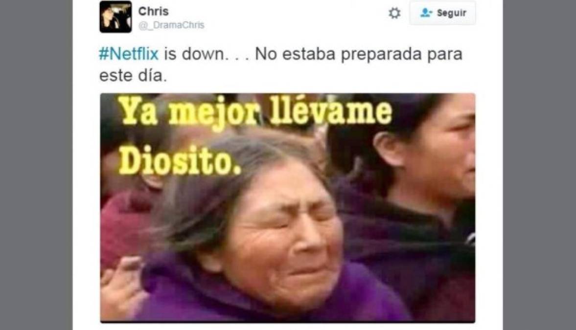 Caída mundial de Netflix: Usuarios se burlan con memes