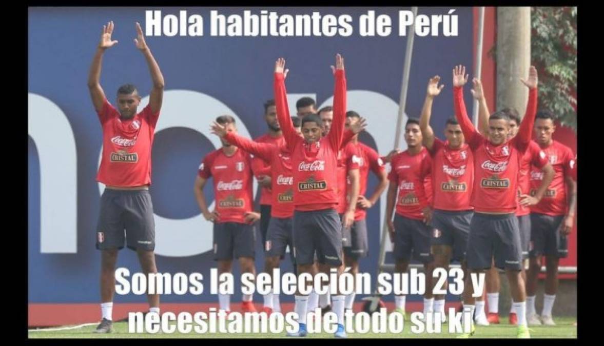 Con crueles memes peruanos criticaron empate ante Honduras