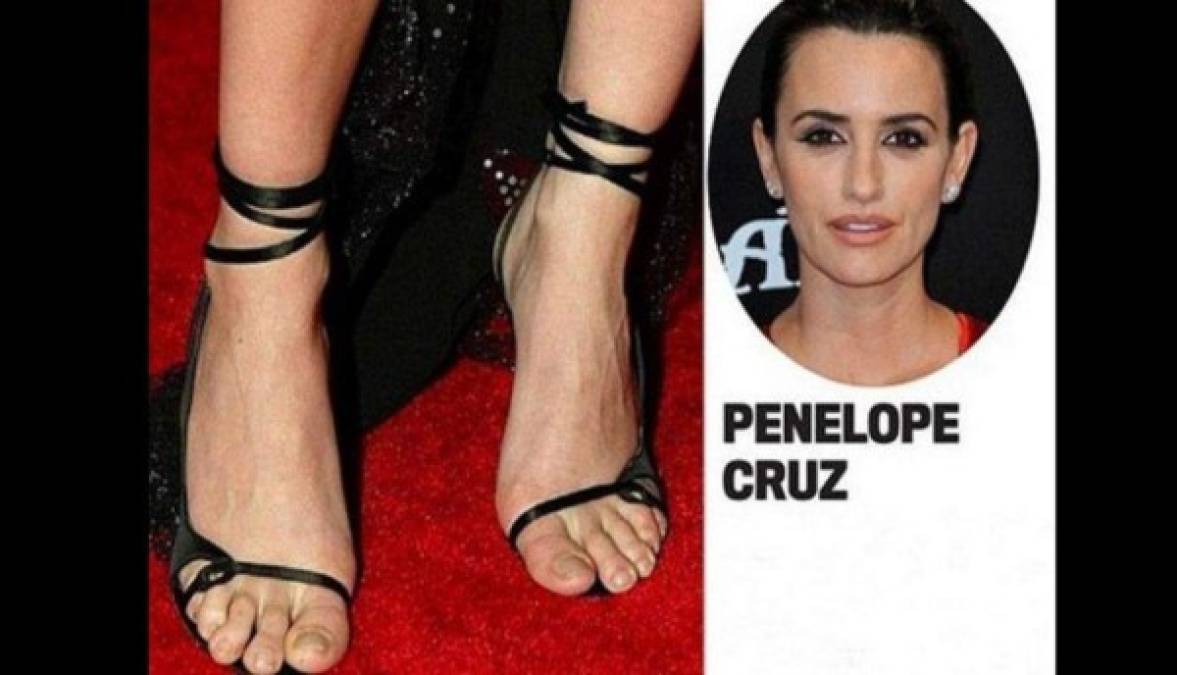 Las 10 famosas con los pies más feos