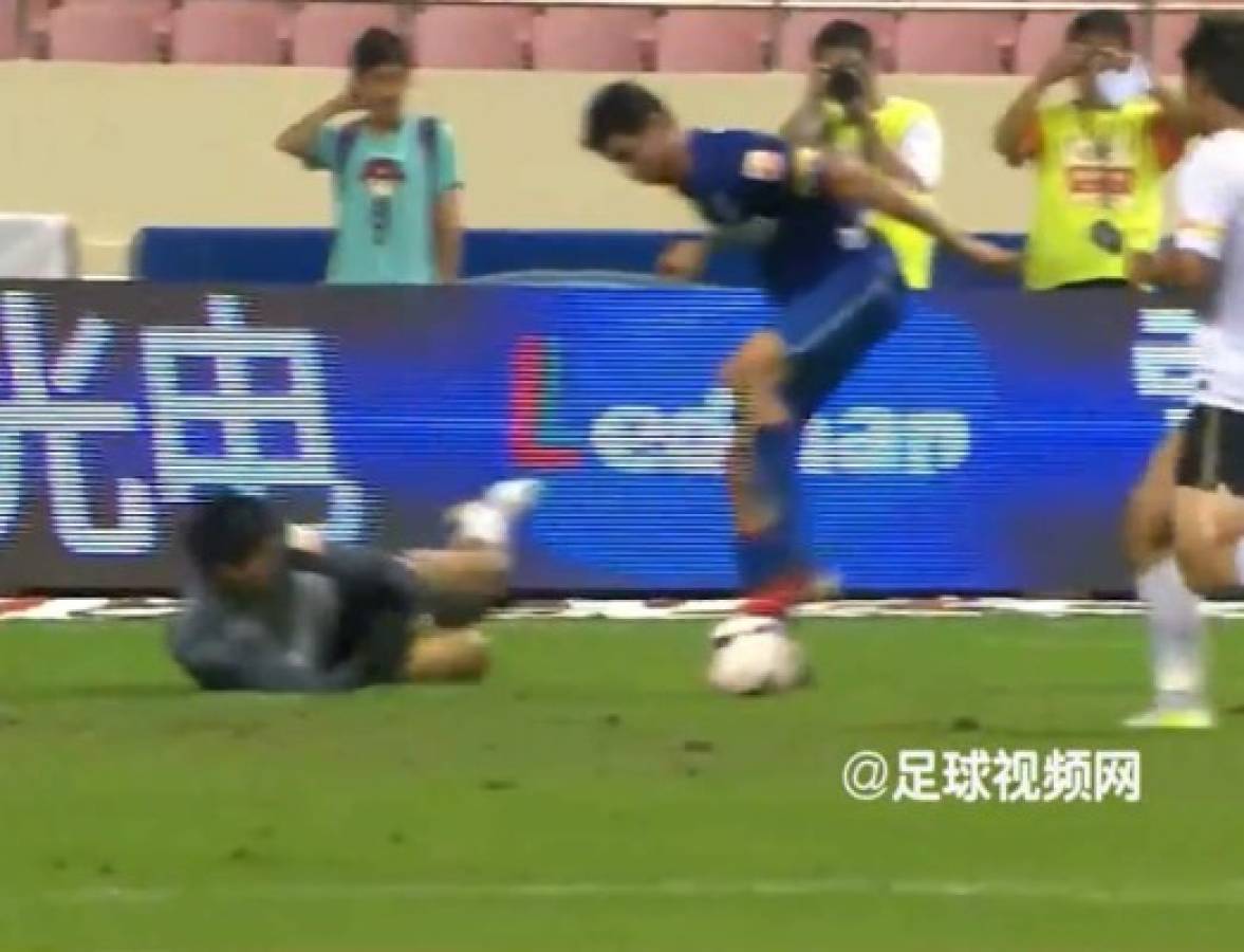 VIDEO: Espectacular gol de rabona en China