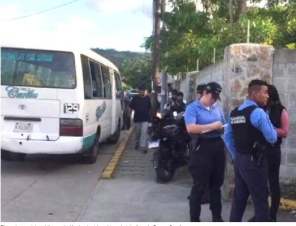 Puerto Cortés: Un muerto y un herido tras frustrado asalto en bus