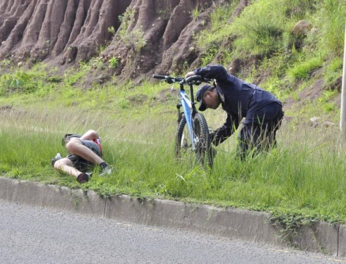 III Vuelta Ciclística: Las caídas aparatosas