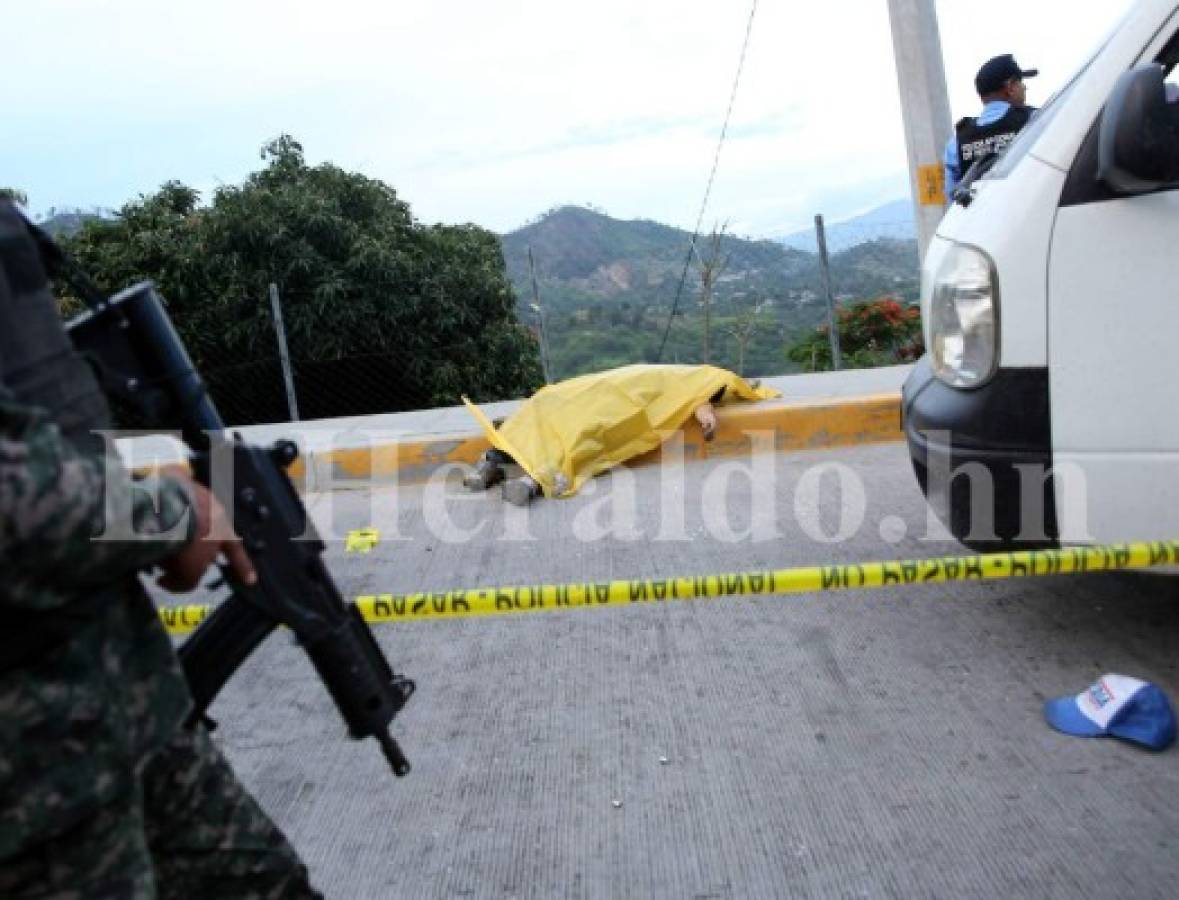 Un muerto y un herido en ataque criminal en aldea La Cuesta de la capital de Honduras