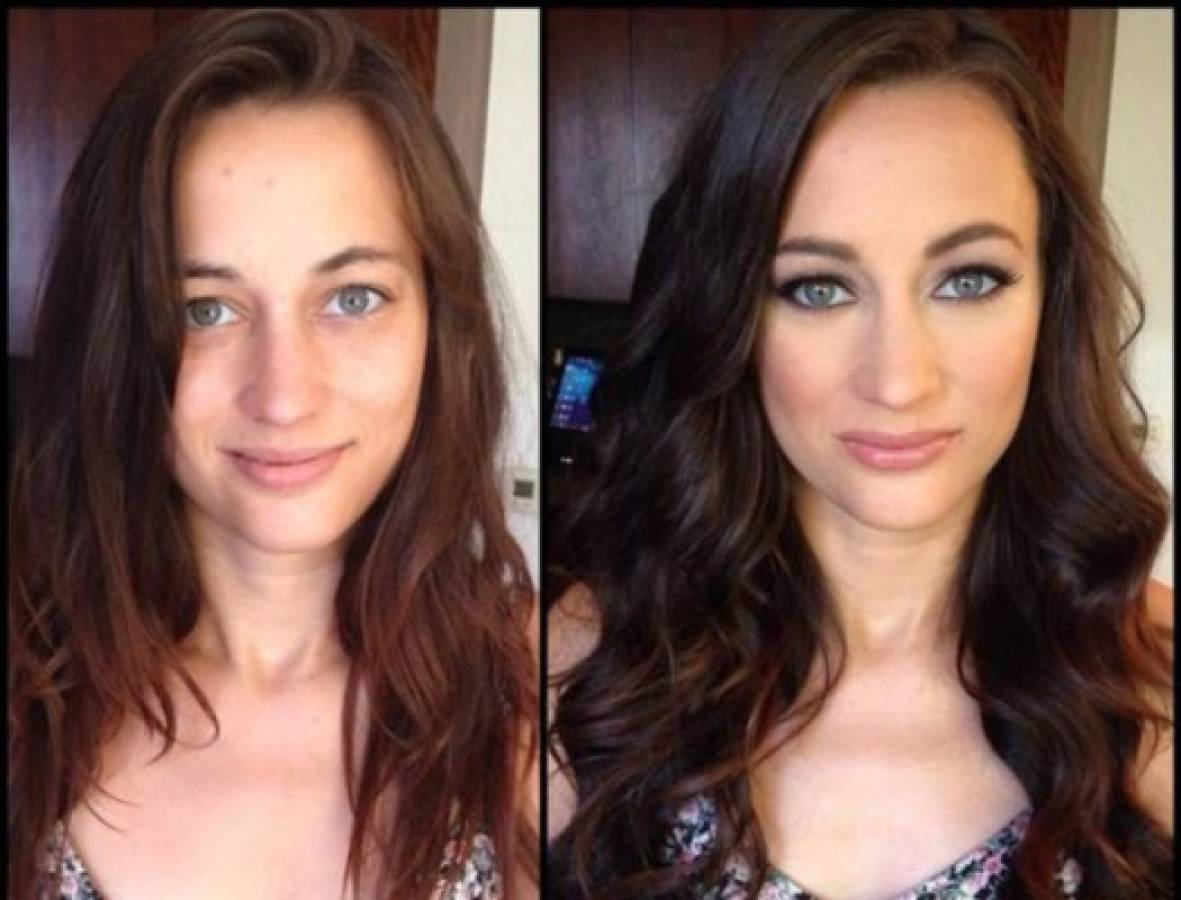 Revelan a las actrices porno con y sin maquillaje