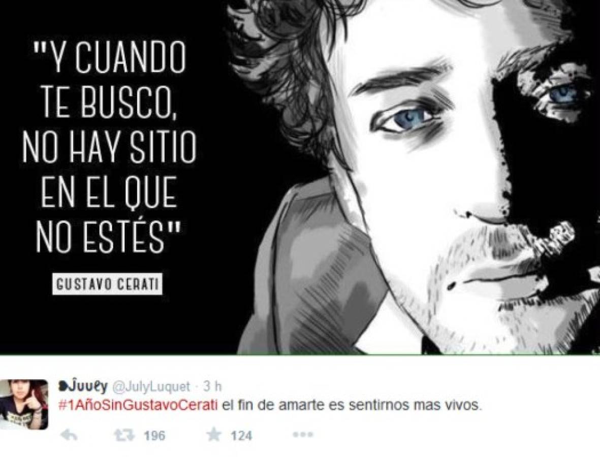 A un año de su muerte: Fanáticos recuerdan a Cerati