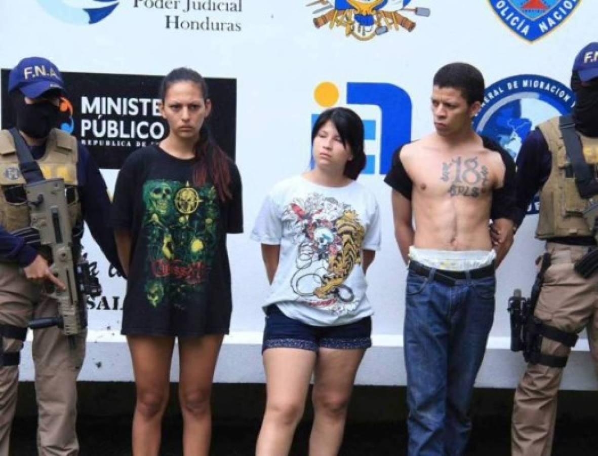 Pandilleros de la 18 son sentenciadas a 15 años de prisión en San Pedro Sula