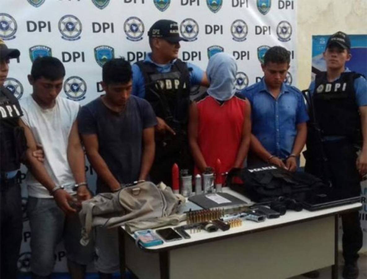 Desarticulan banda criminal mediante operativo en Comayagua