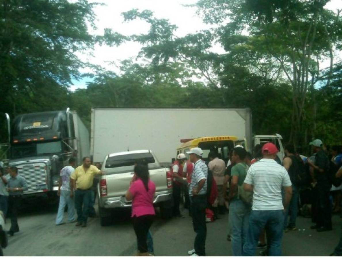 Al menos siete heridos en accidente de tránsito en el occidente de Honduras