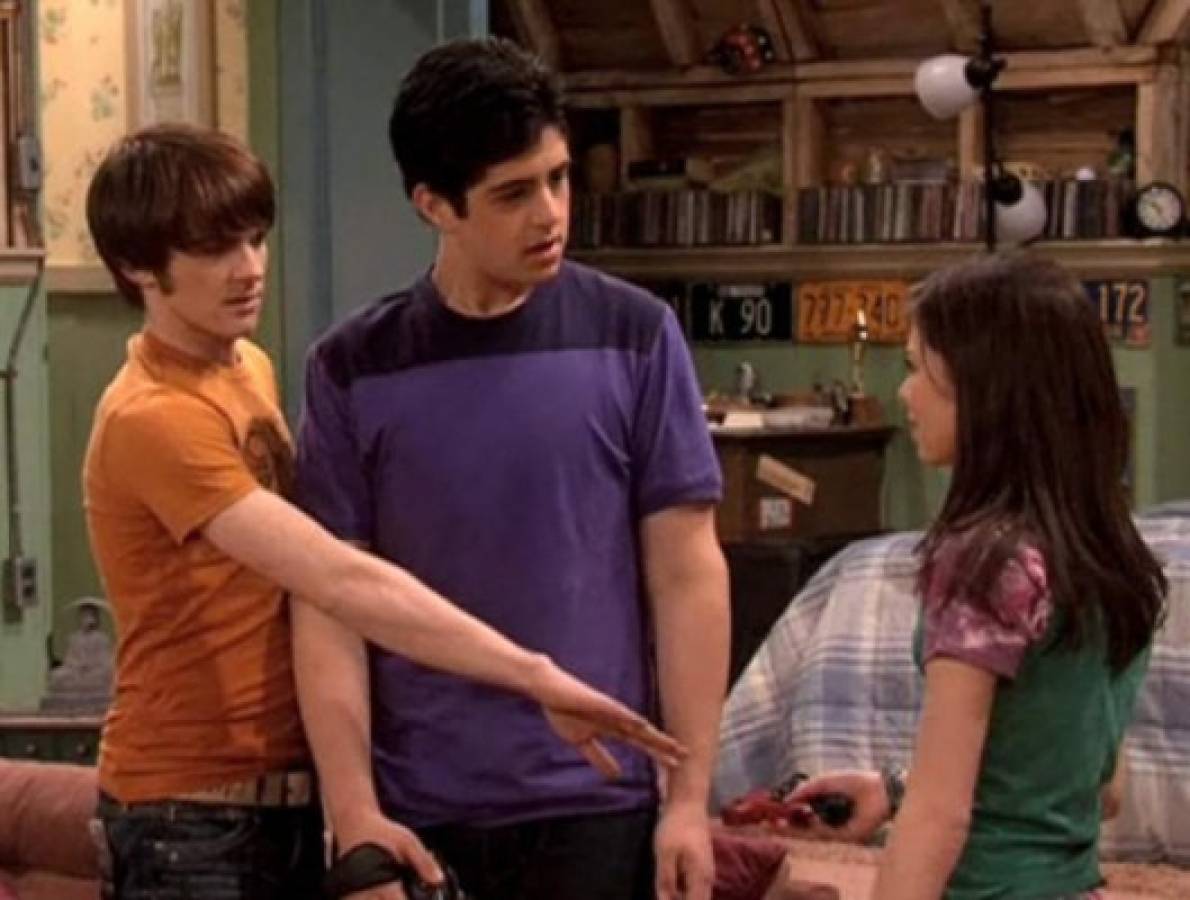 Drake, Josh y Megan en una escena de la famosa serie. Foto cortesía Nickelodeon