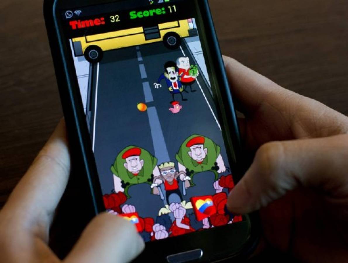 Maduro inspira juego para celulares 'Maduro Mango Attack'